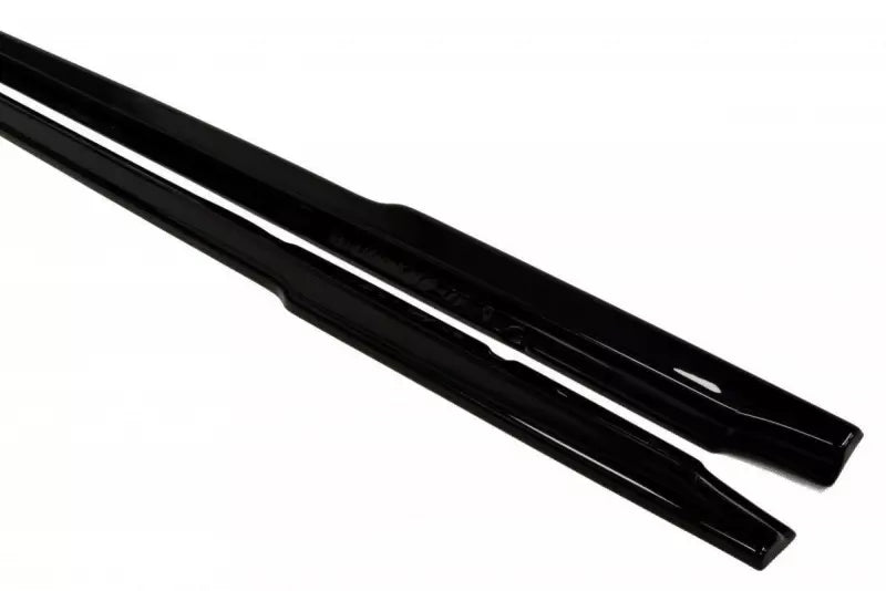 Maxton Design Seitenschweller (Paar) für Renault Megane 2 RS Hochglanz schwarz – Ansicht 3