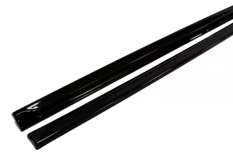 Maxton Design Seitenschweller (Paar) für Renault Megane 2 RS Hochglanz schwarz – Ansicht 4