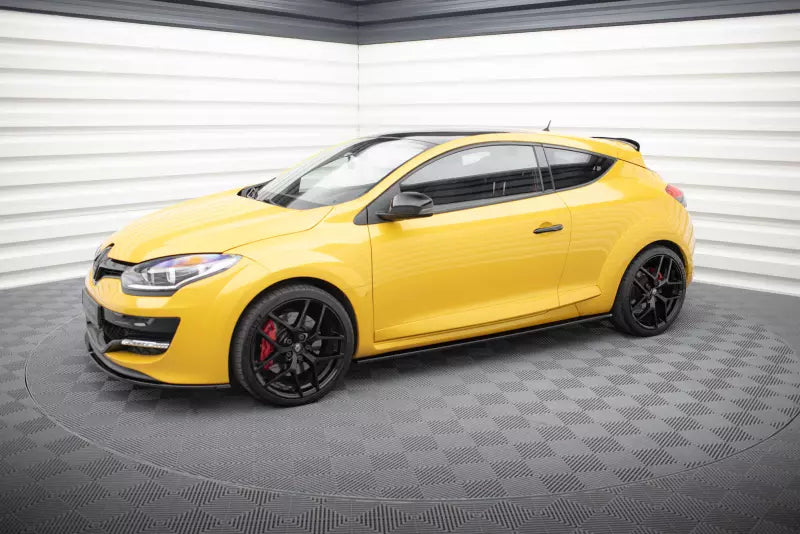 Maxton Design Seitenschweller (Paar) für Renault Megane 3 RS Hochglanz schwarz – Ansicht 2
