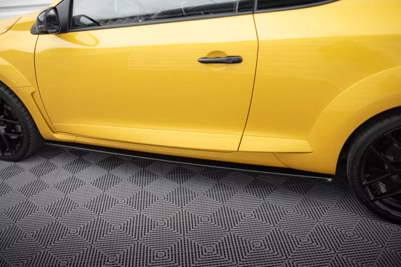 Maxton Design Seitenschweller (Paar) für Renault Megane 3 RS Hochglanz schwarz – Ansicht 3