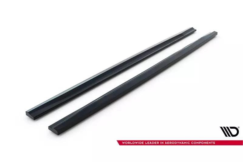 Maxton Design Seitenschweller (Paar) für Renault Megane 3 RS Hochglanz schwarz – Ansicht 4