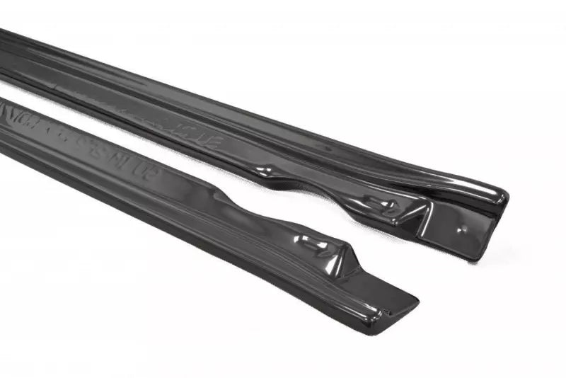 Maxton Design Seitenschweller (Paar) für Subaru Impreza WRX 2003-2006 Hochglanz schwarz – Ansicht 2