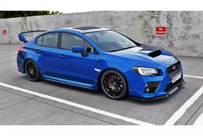 Maxton Design Seitenschweller (Paar) für Subaru Impreza WRX STI 2014-2021 Hochglanz schwarz – Ansicht 2