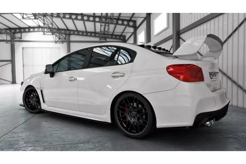 Maxton Design Seitenschweller (Paar) für Subaru Impreza WRX STI 2014-2021 Hochglanz schwarz – Ansicht 3