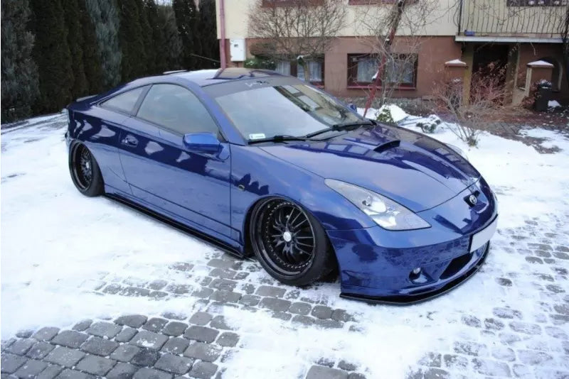 Maxton Design Seitenschweller (Paar) für Toyota Celica T23 TS vor Facelift Hochglanz schwarz – Ansicht 1