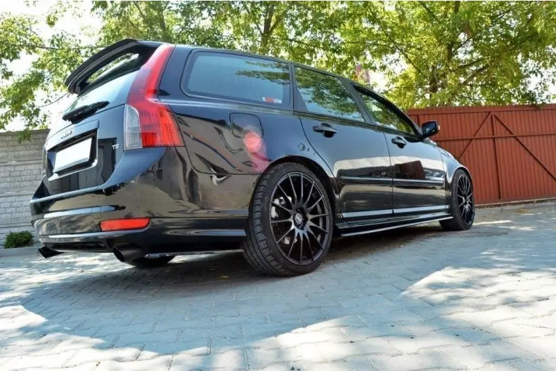 Maxton Design Seitenschweller (Paar) für Volvo V50F R-Design Hochglanz schwarz – Ansicht 1