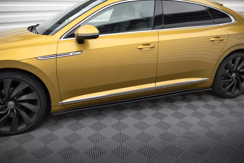 Maxton Design Seitenschweller (Paar) für VW Arteon Hochglanz schwarz – Ansicht 1