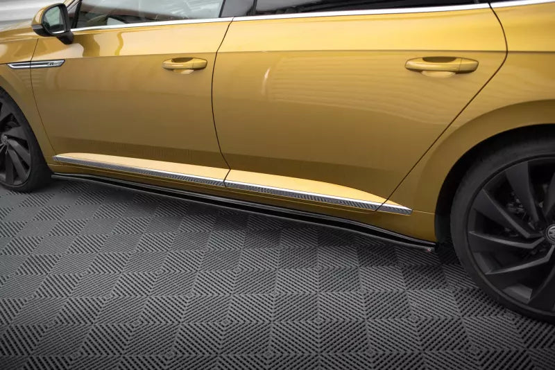 Maxton Design Seitenschweller (Paar) für VW Arteon Hochglanz schwarz – Ansicht 3