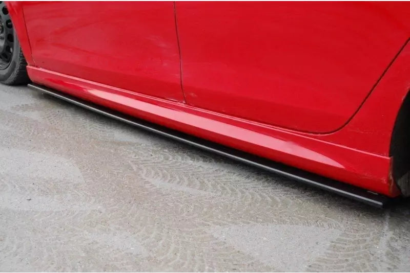 Maxton Design Seitenschweller (Paar) für VW Golf 6 GTI 35TH / R20 Hochglanz schwarz – Ansicht 1