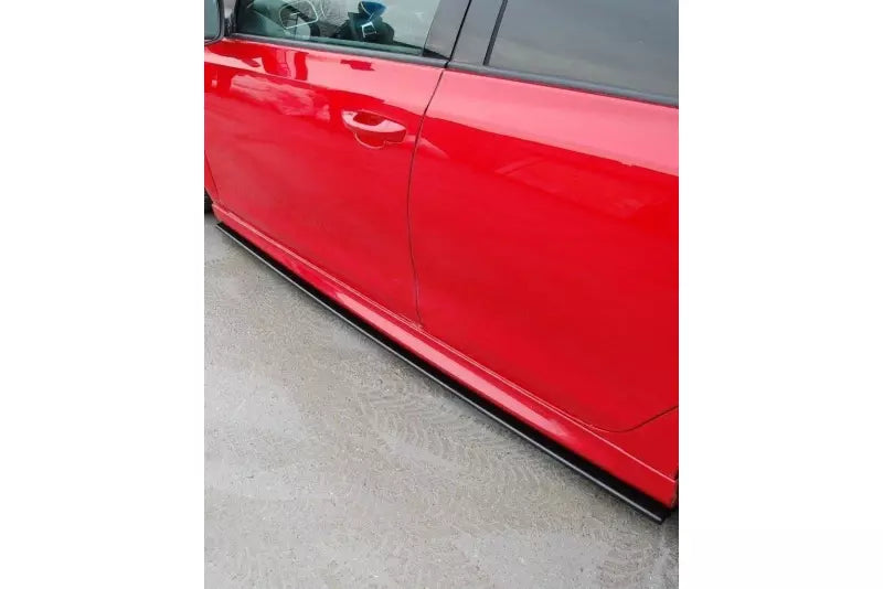 Maxton Design Seitenschweller (Paar) für VW Golf 6 GTI 35TH / R20 Hochglanz schwarz – Ansicht 2