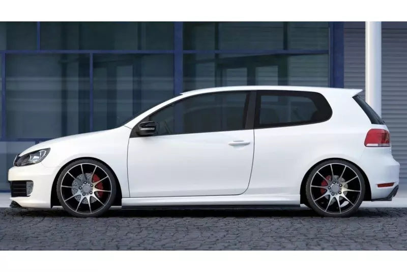 Maxton Design Seitenschweller (Paar) für VW Golf 6 GTI 35TH / R20 Hochglanz schwarz – Ansicht 4