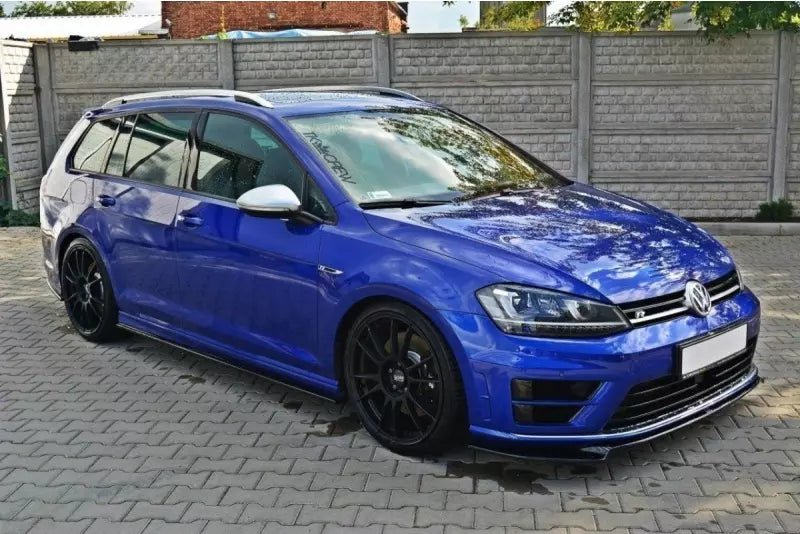 Maxton Design Seitenschweller (Paar) für VW Golf 7 R / R-Line Hatchback & Kombi Hochglanz schwarz – Ansicht 4