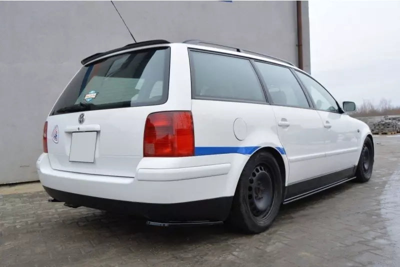 Maxton Design Seitenschweller (Paar) für VW Passat B5 Hochglanz schwarz – Ansicht 2