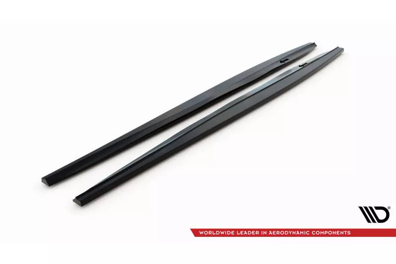 Maxton Design Seitenschweller (Paar) für VW Scirocco 3 R Hochglanz schwarz – Ansicht 3