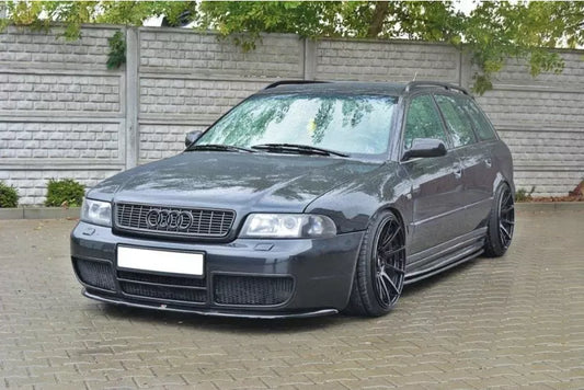 Maxton Design Frontlippe für Audi S4 B5 Hochglanz schwarz – Ansicht 1