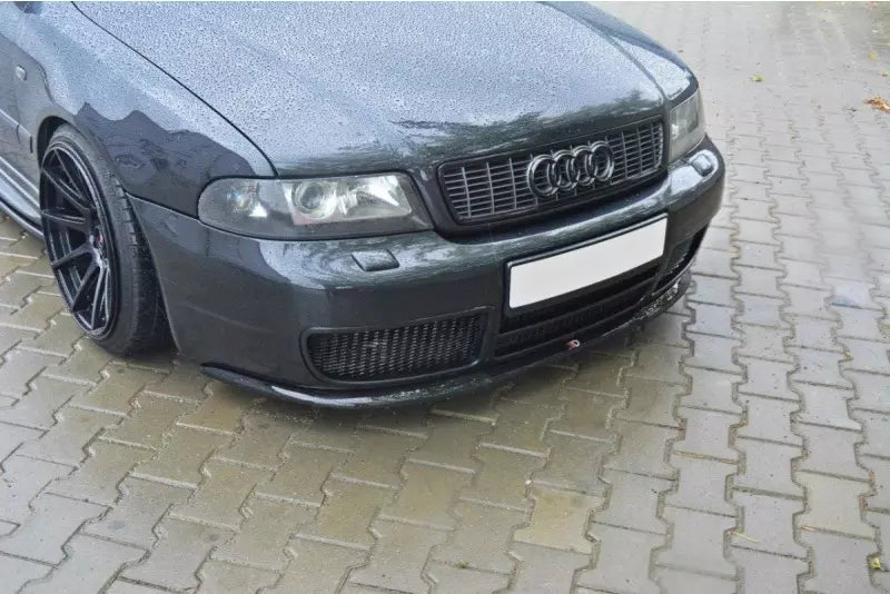 Maxton Design Frontlippe für Audi S4 B5 Hochglanz schwarz – Ansicht 4