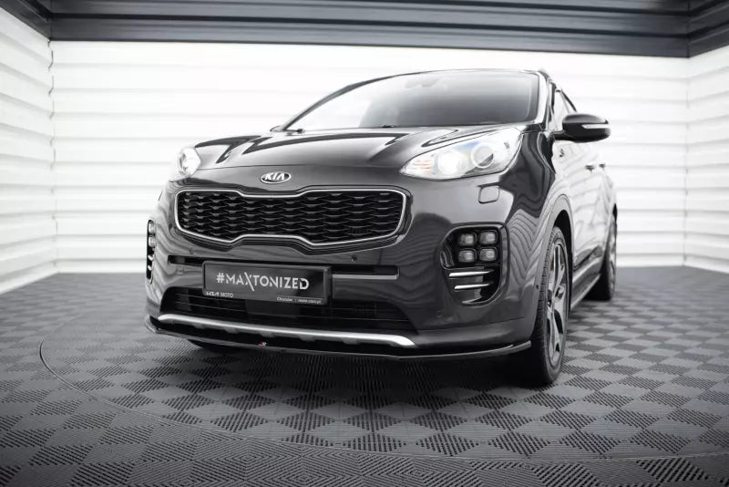 Maxton Design Frontlippe für Kia Sportage Mk4 GT-Line Hochglanz schwarz – Ansicht 1