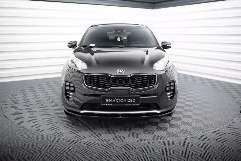 Maxton Design Frontlippe für Kia Sportage Mk4 GT-Line Hochglanz schwarz – Ansicht 2