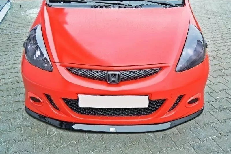 Maxton Design Frontlippe V.1 für Honda Jazz Mk1 Hochglanz schwarz – Ansicht 1