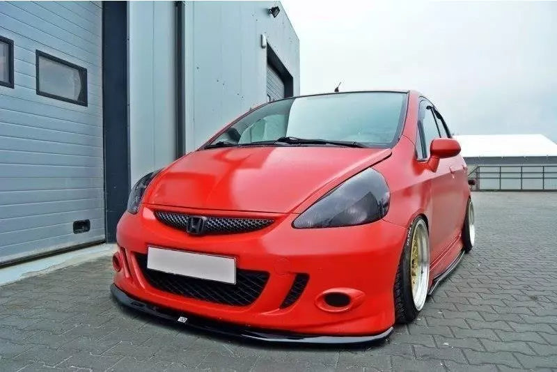 Maxton Design Frontlippe V.1 für Honda Jazz Mk1 Hochglanz schwarz – Ansicht 2
