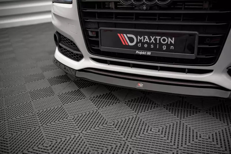 Maxton Design Frontlippe V.2 für Audi S8 D4 Facelift Hochglanz schwarz – Ansicht 4
