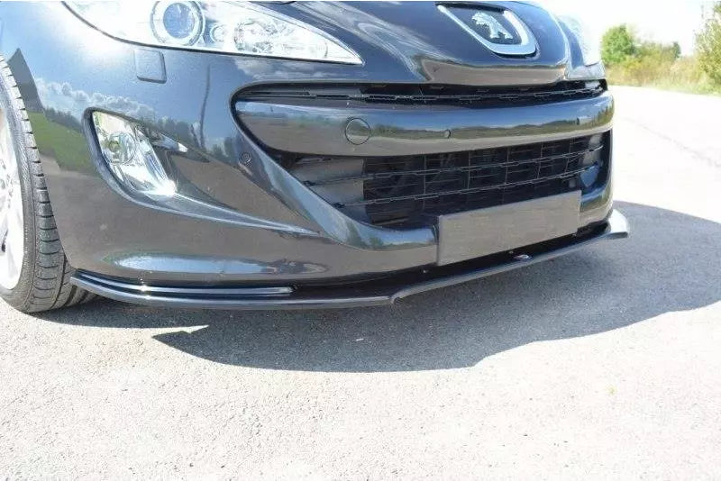 Maxton Design Frontlippe V.2 für Peugeot RCZ Hochglanz schwarz – Ansicht 1
