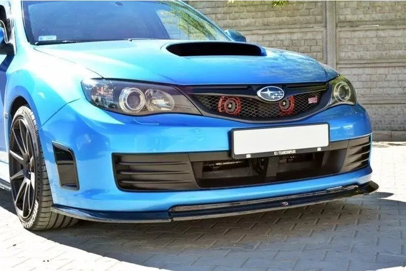 Maxton Design Frontlippe V.2 für Subaru Impreza WRX STI 2009-2011 Hochglanz schwarz – Ansicht 1