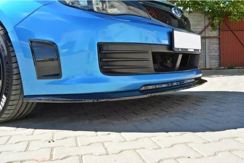Maxton Design Frontlippe V.2 für Subaru Impreza WRX STI 2009-2011 Hochglanz schwarz – Ansicht 2