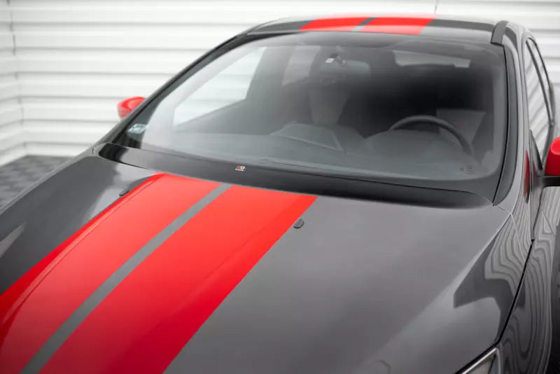 Maxton Design Motorhaubenverlängerung für Ford Focus Mk3 Facelift Hochglanz schwarz – Ansicht 2