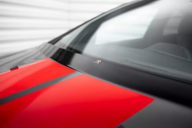 Maxton Design Motorhaubenverlängerung für Ford Focus Mk3 Facelift Hochglanz schwarz – Ansicht 3