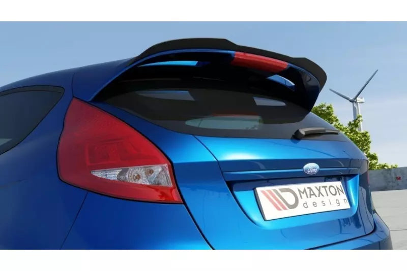 Maxton Design Heckspoiler Lippe für Ford Fiesta ST / Zetec Mk7 Hochglanz schwarz – Ansicht 4