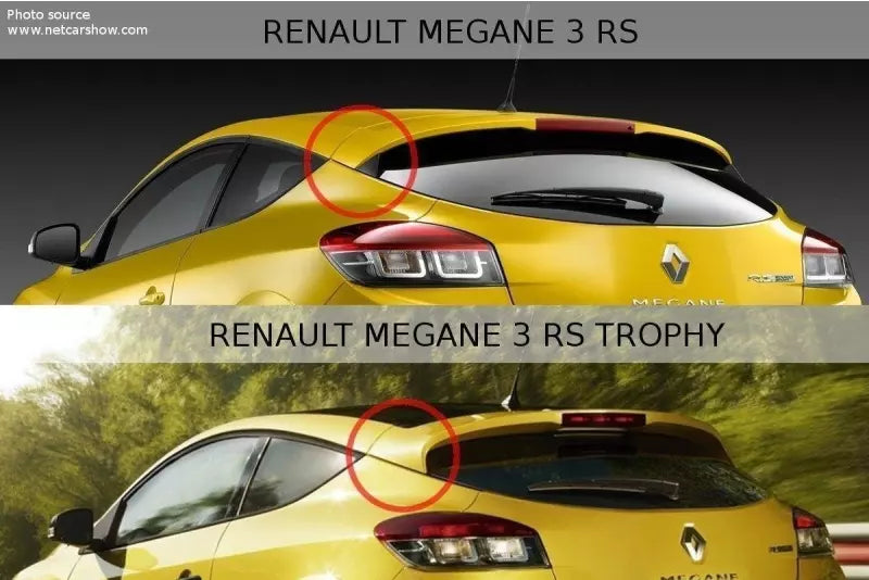 Maxton Design Heckspoiler Lippe V.1 für Renault Megane 3 RS (Trophy) Hochglanz schwarz – Ansicht 2