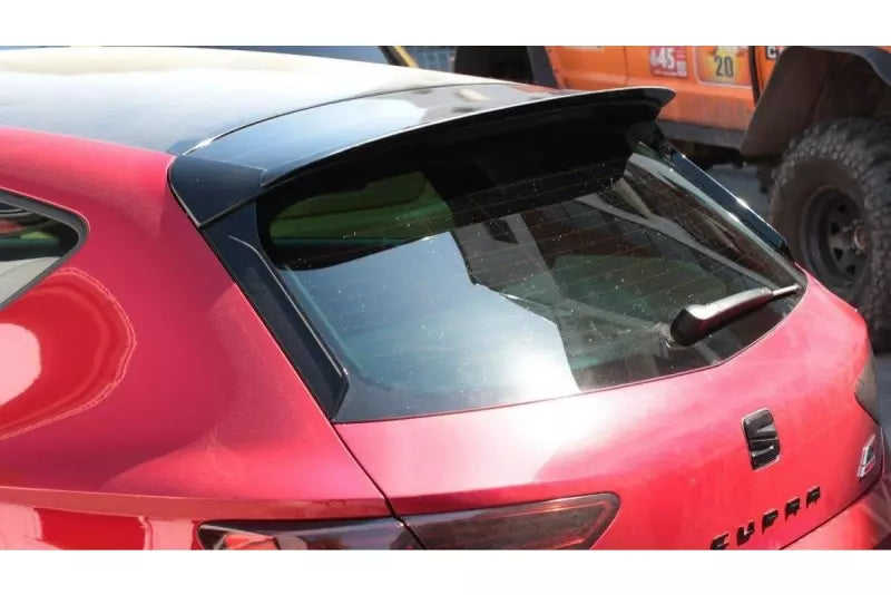 Maxton Design Heckspoiler Lippe für Seat Leon 3 (Typ 5F) Cupra Facelift Hochglanz schwarz – Ansicht 1