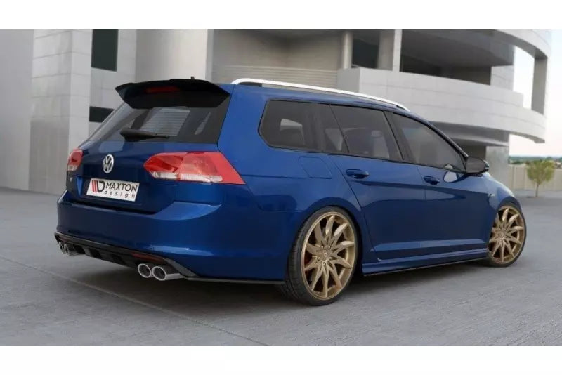 Maxton Design Heckspoiler Lippe für VW Golf 7 R / R-Line Variant Hochglanz schwarz – Ansicht 3