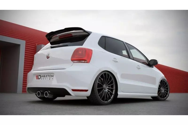 Maxton Design Heckspoiler Lippe für VW Polo 5 R WRC Hochglanz schwarz – Ansicht 3