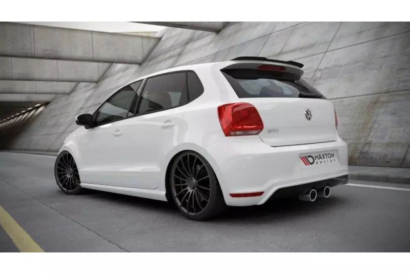 Maxton Design Heckspoiler Lippe für VW Polo 5 GTI / R-Line Hochglanz schwarz – Ansicht 4
