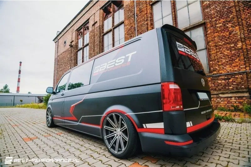 Maxton Design Heckspoiler Lippe für VW T6 Hochglanz schwarz – Ansicht 2