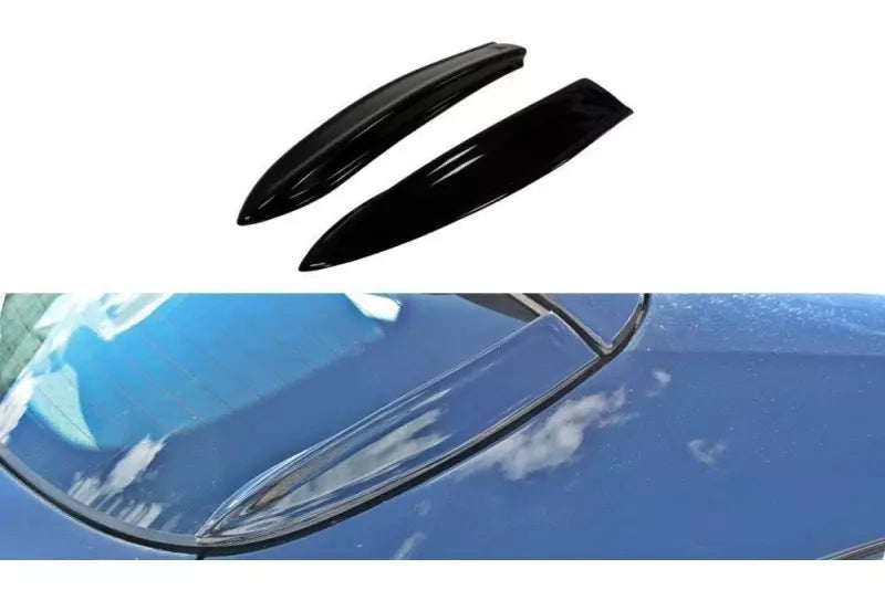 Maxton Design Spoiler Flaps für Opel Astra H OPC / VXR Hochglanz schwarz – Ansicht 1