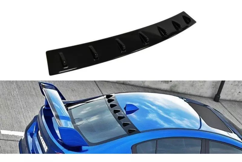 Maxton Design Spoiler Heckscheibenblende für Subaru Impreza WRX STI 2014-2021 Hochglanz schwarz – Ansicht 1