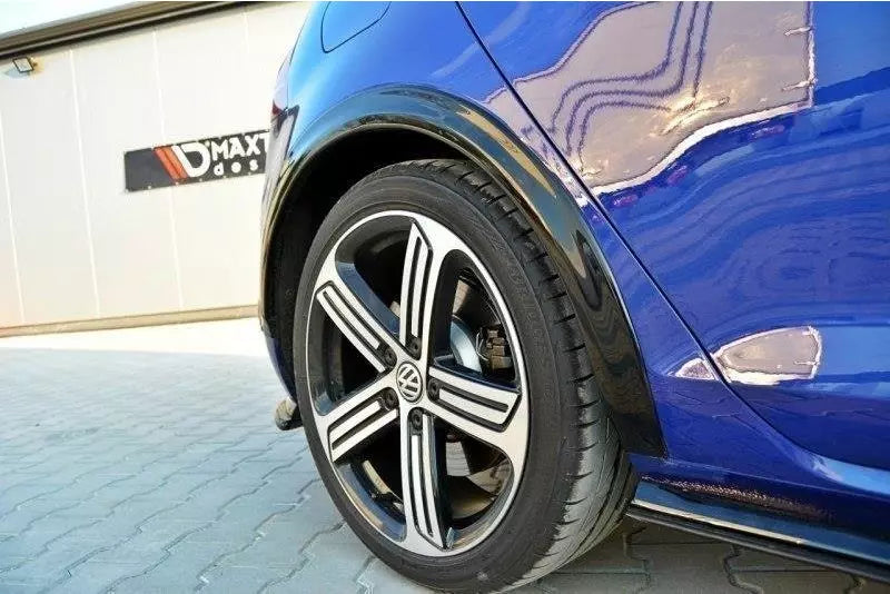 Maxton Design Kotflügel Verbreiterung für VW Golf 7 R-Line / R Facelift ab 03/2017 Hochglanz schwarz – Ansicht 2