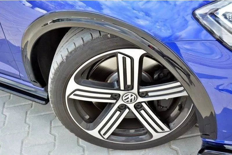 Maxton Design Kotflügel Verbreiterung für VW Golf 7 R-Line / R Facelift ab 03/2017 Hochglanz schwarz – Ansicht 3
