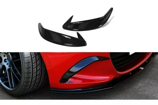 Maxton Design Nebelleuchten Abdeckung für Mazda MX-5 IV Hochglanz schwarz – Ansicht 1