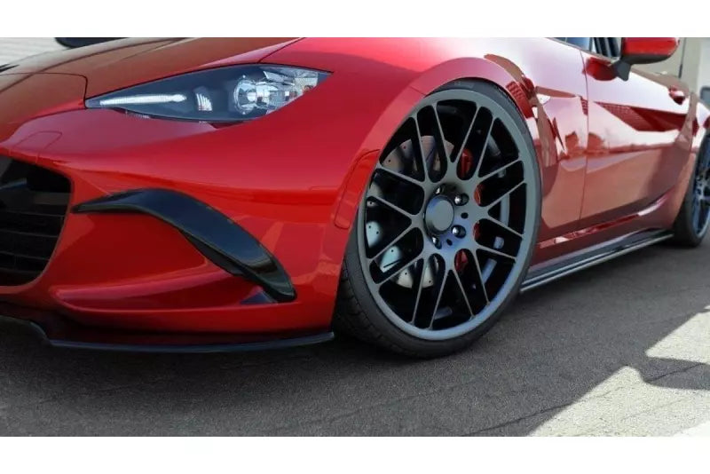 Maxton Design Nebelleuchten Abdeckung für Mazda MX-5 IV Hochglanz schwarz – Ansicht 2