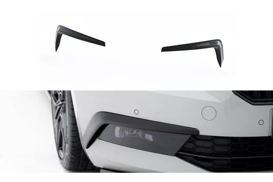Maxton Design Nebelleuchten Abdeckung für Skoda Superb 3 III 3V Hochglanz schwarz – Ansicht 1