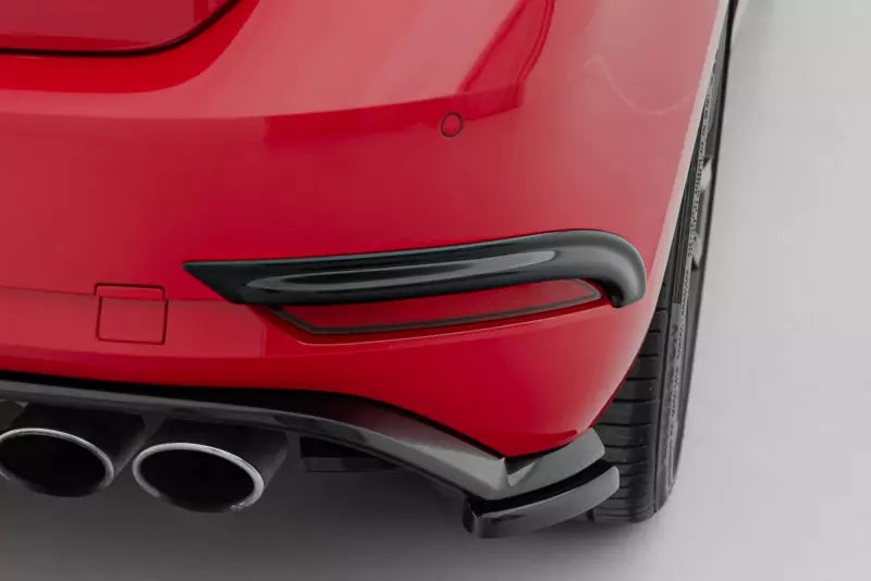 Maxton Design Nebelleuchten Abdeckung für VW Golf 7 R-Line / R Facelift ab 03/2017 Hochglanz schwarz – Ansicht 3