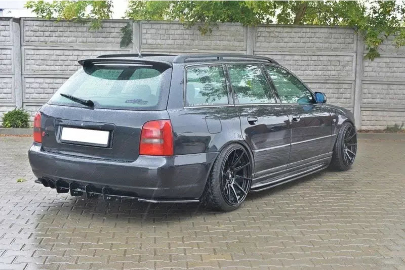Maxton Design Diffusor Flaps für Audi S4 B5 Avant Hochglanz schwarz – Ansicht 2