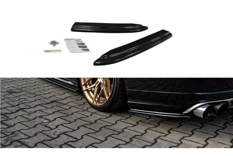 Maxton Design Diffusor Flaps V.1 für Audi S8 D4 Hochglanz schwarz – Ansicht 1