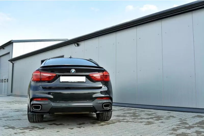 Maxton Design Diffusor Flaps für BMW X6 F16 M Paket Hochglanz schwarz – Ansicht 3
