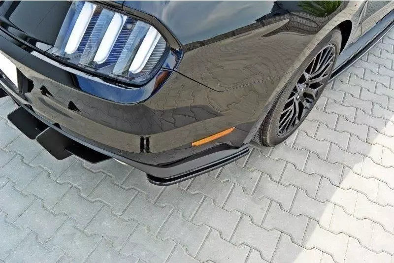 Maxton Design Diffusor Flaps für Ford Mustang GT Mk6 Hochglanz schwarz – Ansicht 1
