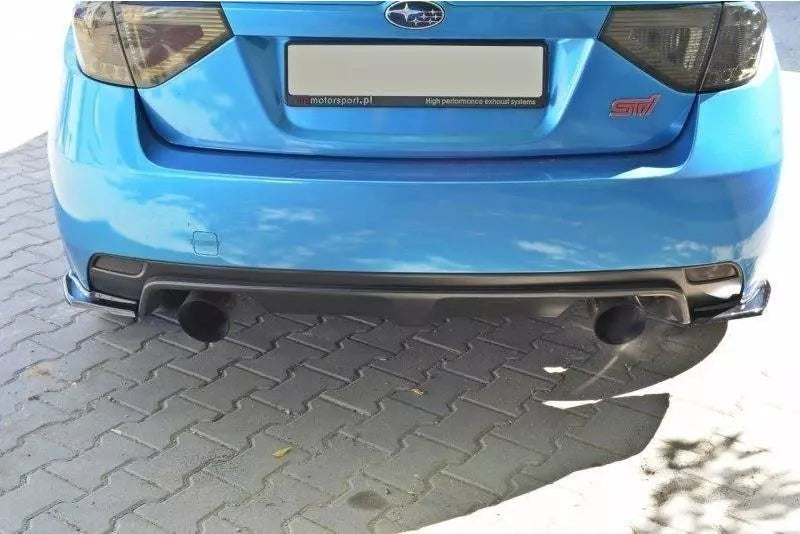 Maxton Design Diffusor Flaps für Subaru Impreza WRX STI 2009-2011 Hochglanz schwarz – Ansicht 2